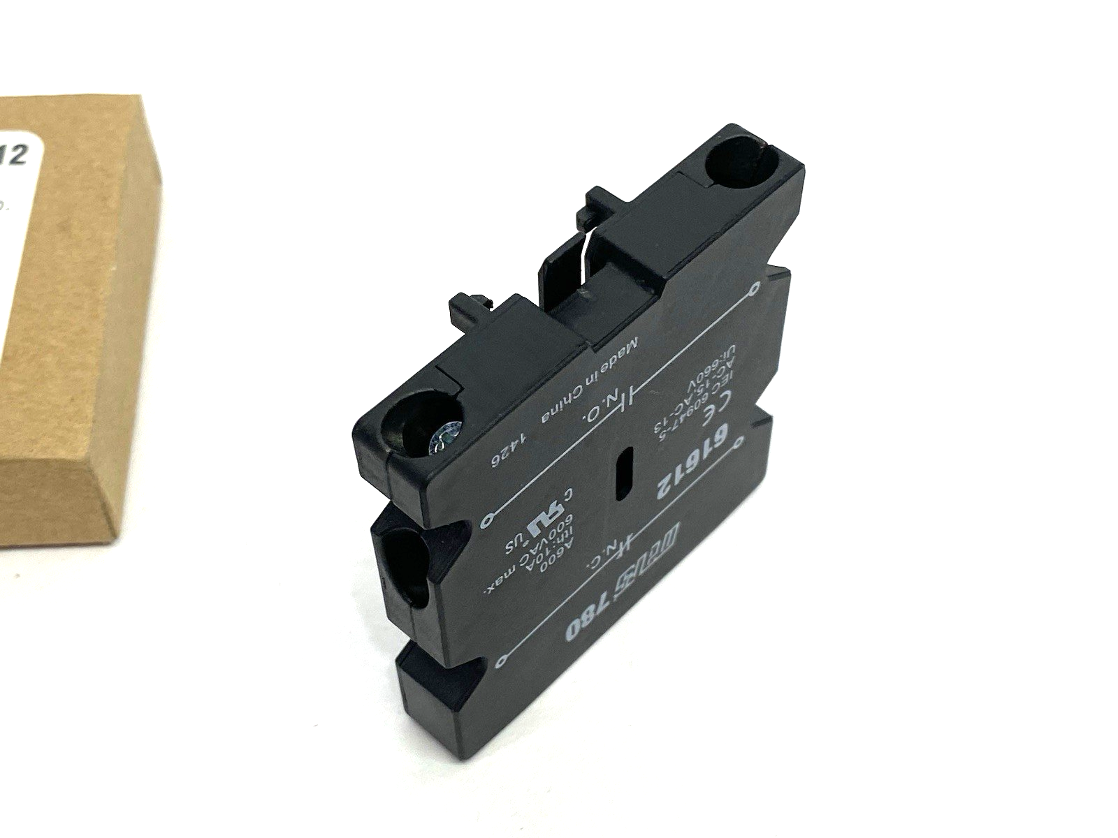 61612 | Mars Auxiliary Switch 1N.O. - 1N.C. for 3P 25-60Amp, Furnas 49ACR6 - New – Open box - Maverick Industrial Sales