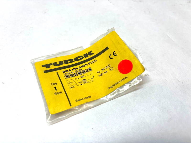 Turck Bi0,8-H04-AN6X-V1331 Proximity Sensor, 46085 - Maverick Industrial Sales