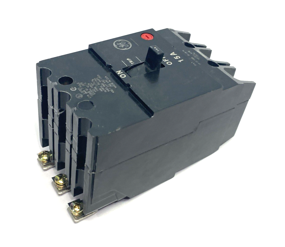 General Electric M-1070 15A Circuit Breaker 3-Pole Type TEY, HID HACR - Maverick Industrial Sales