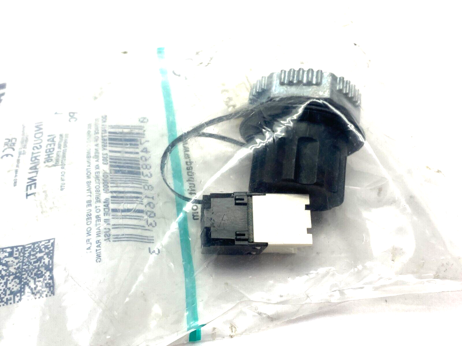 Panduit IAEBH6 Cat6 Coupler Bulkhead Panel Connector w/ Cover - Maverick Industrial Sales