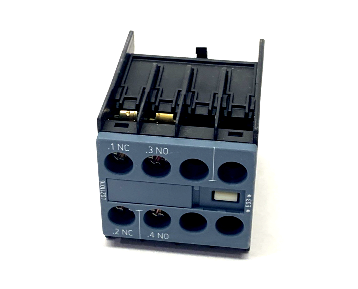 Siemens 3RH2911-1HA11 Auxiliary Switch Block 1 NO + 1 NC, For 3RT2 & 3RH2 - Maverick Industrial Sales