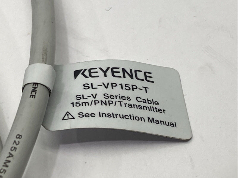 Keyence SL-VP15P-T Safety Light Curtain Transmitter Cable 15m - Maverick Industrial Sales