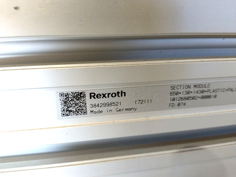 Bosch Rexroth 3842998521 ST 5/XH Conveyor Unit Section Module 1430mm x 650mm - Maverick Industrial Sales