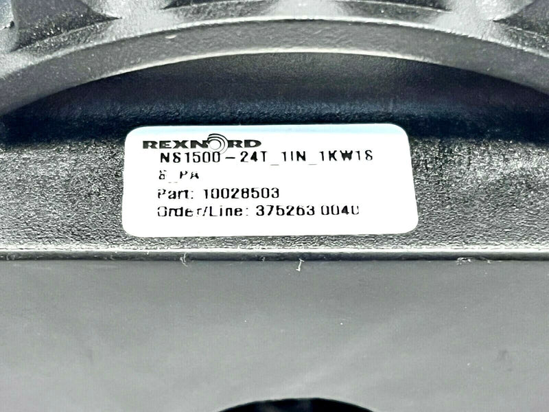 Rexnord NS1500-24T_1IN_1KW1SS_PA MatTop Molded Split Sprocket 24T 614-143-1 - Maverick Industrial Sales