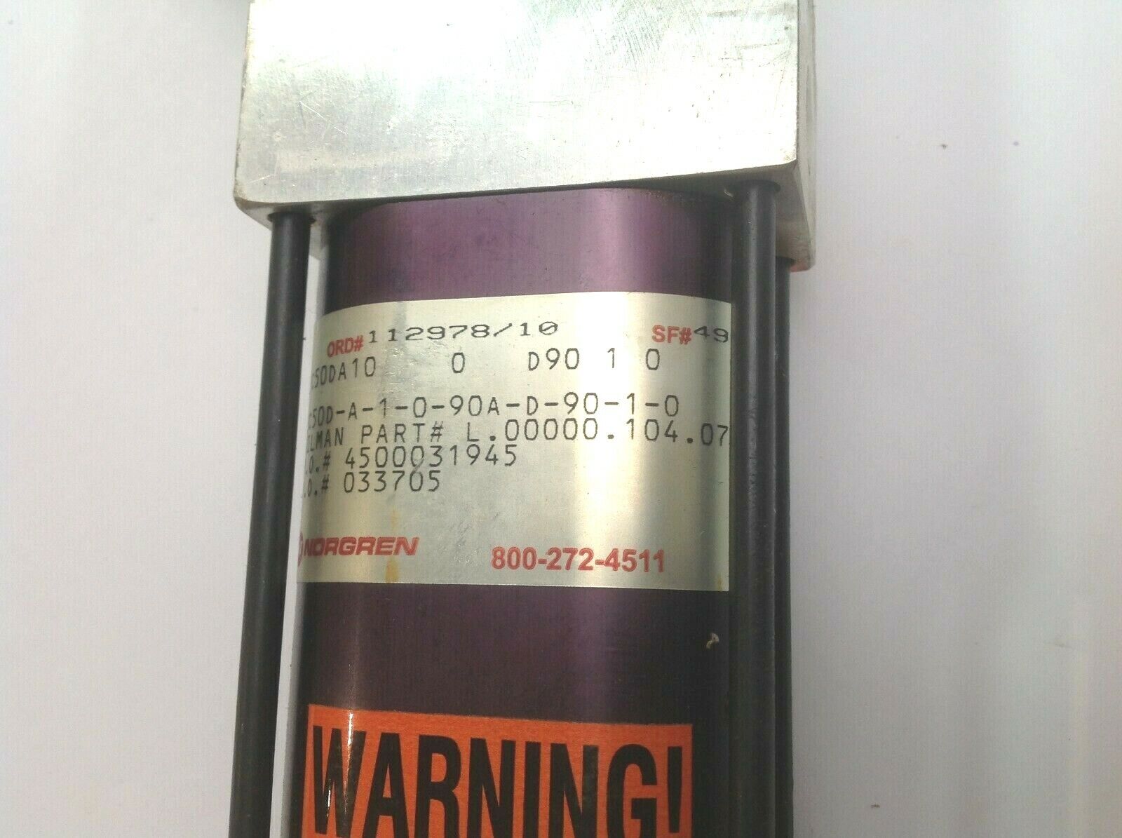 Norgren EC50D-A-1-0-90A-D-90-1-0 Power Clamp Gilman L.00000.104.07.00 - Maverick Industrial Sales