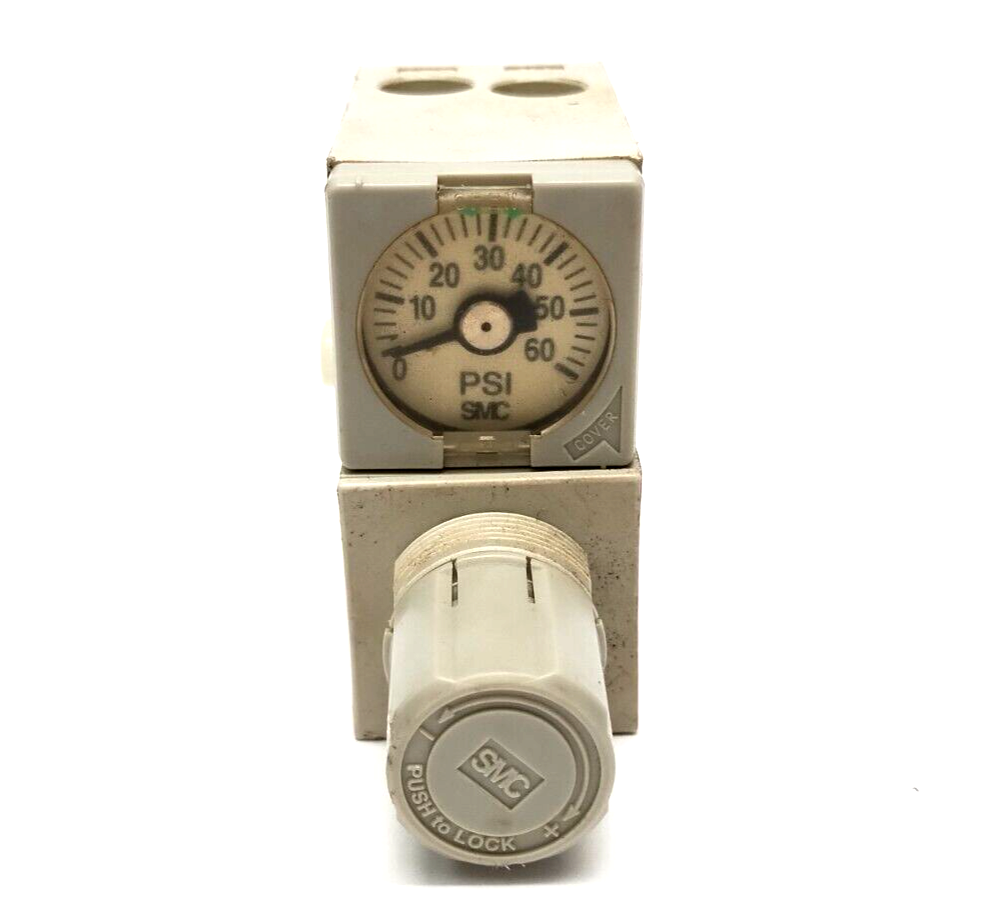 SMC ARM11BB1-656-A1Z Compact Valve Manifold Regulator w/ Gauge ARM11CB0-R00-A1Z - Maverick Industrial Sales