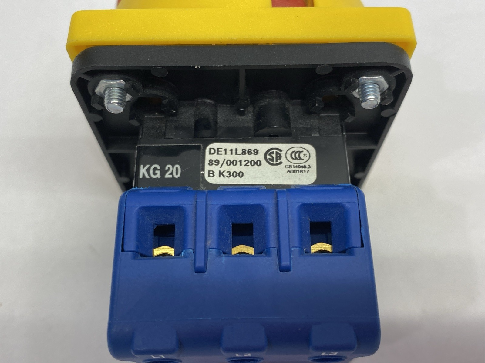 KG20 DE11L869 | Kraus & Naimer Load Disconnect Switch 25A KG20B.T203/01.E - Used - Maverick Industrial Sales