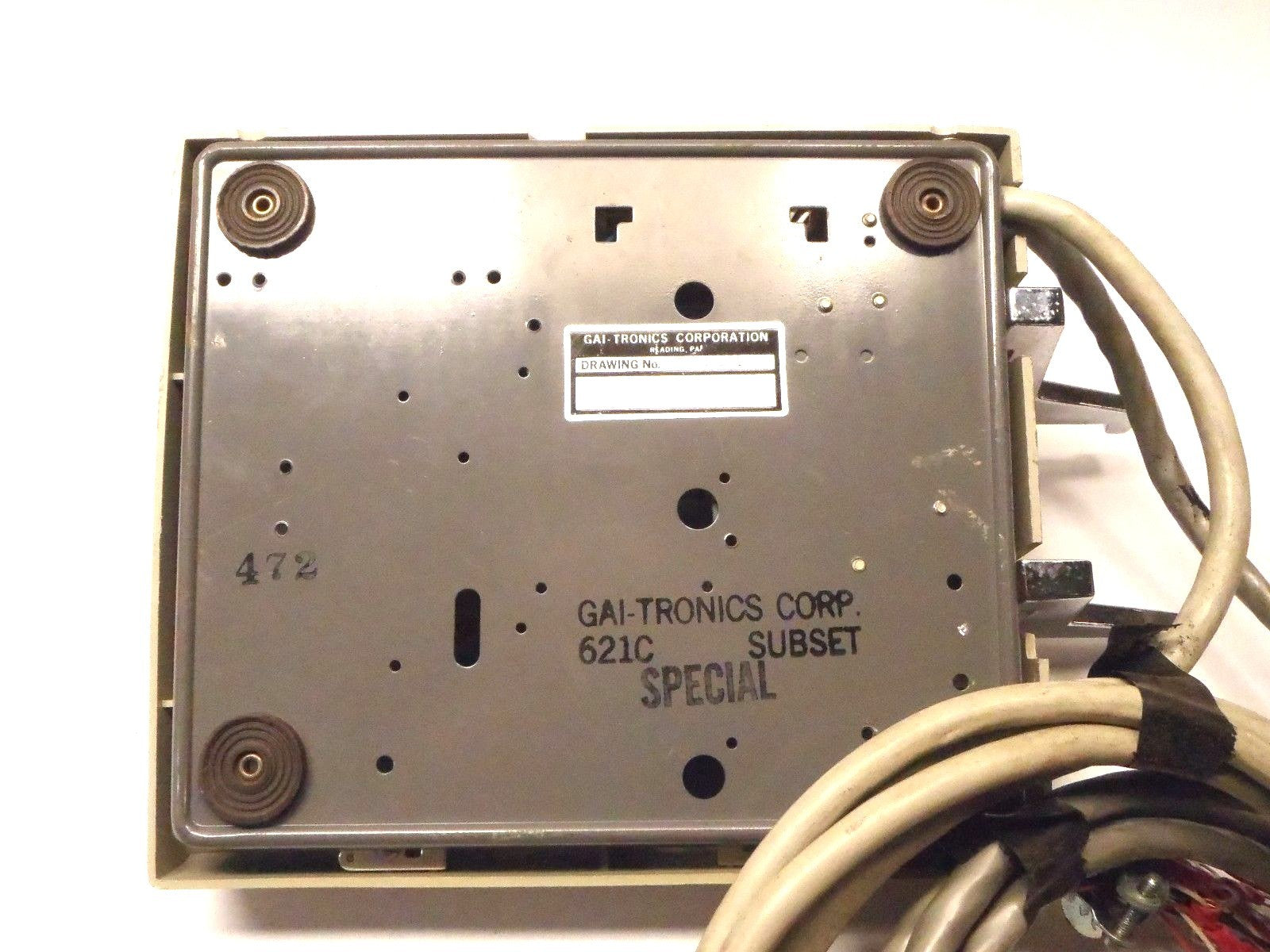 Gai-Tronics 621C Subset Desk-Top Station - Maverick Industrial Sales