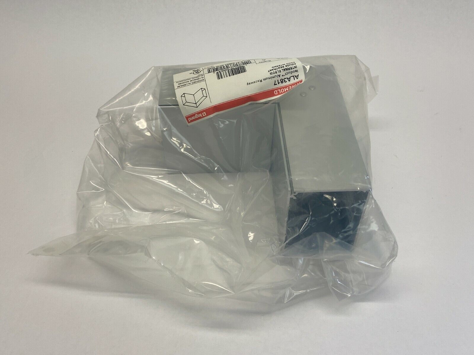Wiremold ALA3817 Isoduct Aluminum Raceway Internal Elbow - Maverick Industrial Sales