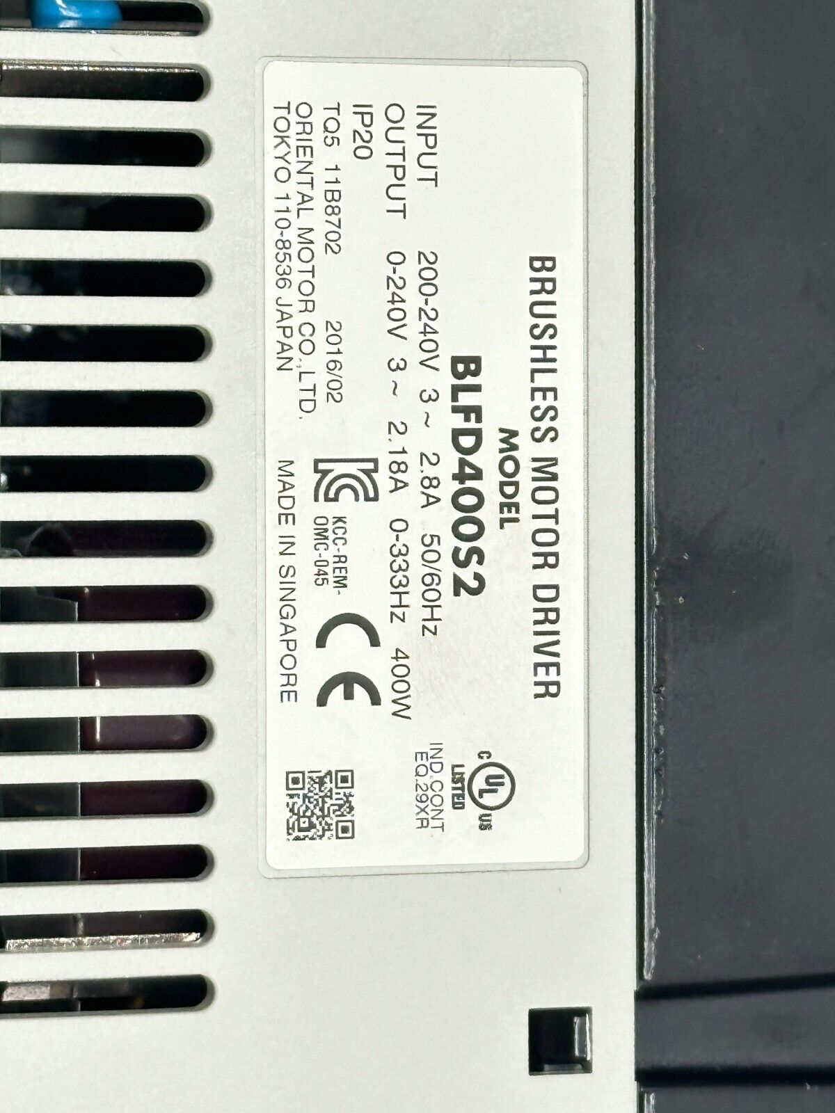 BLFD400S2 | Oriental Motor BLFD400S2 Vexta Brushless DC Motor Driver 2. ...