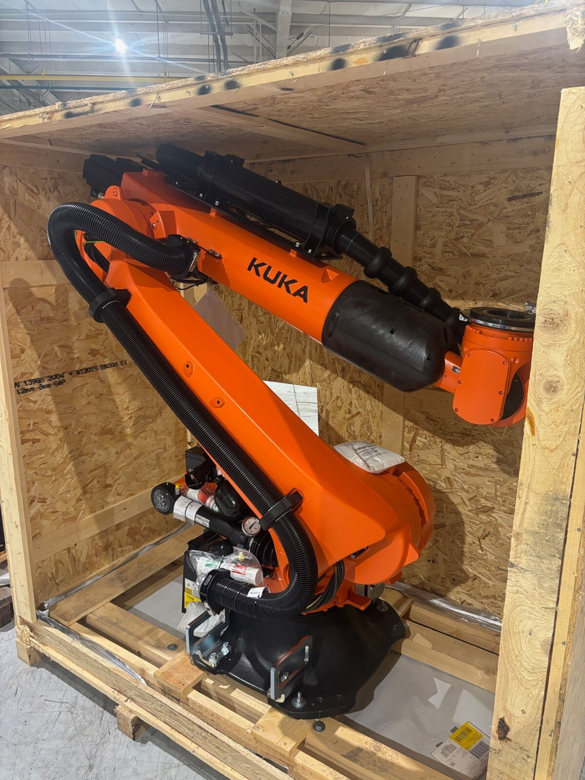 Kuka KR 210 R3100-2 / FLR Robot System w/ KR C4 NA UL Cabinet Controller, 2022 - Maverick Industrial Sales