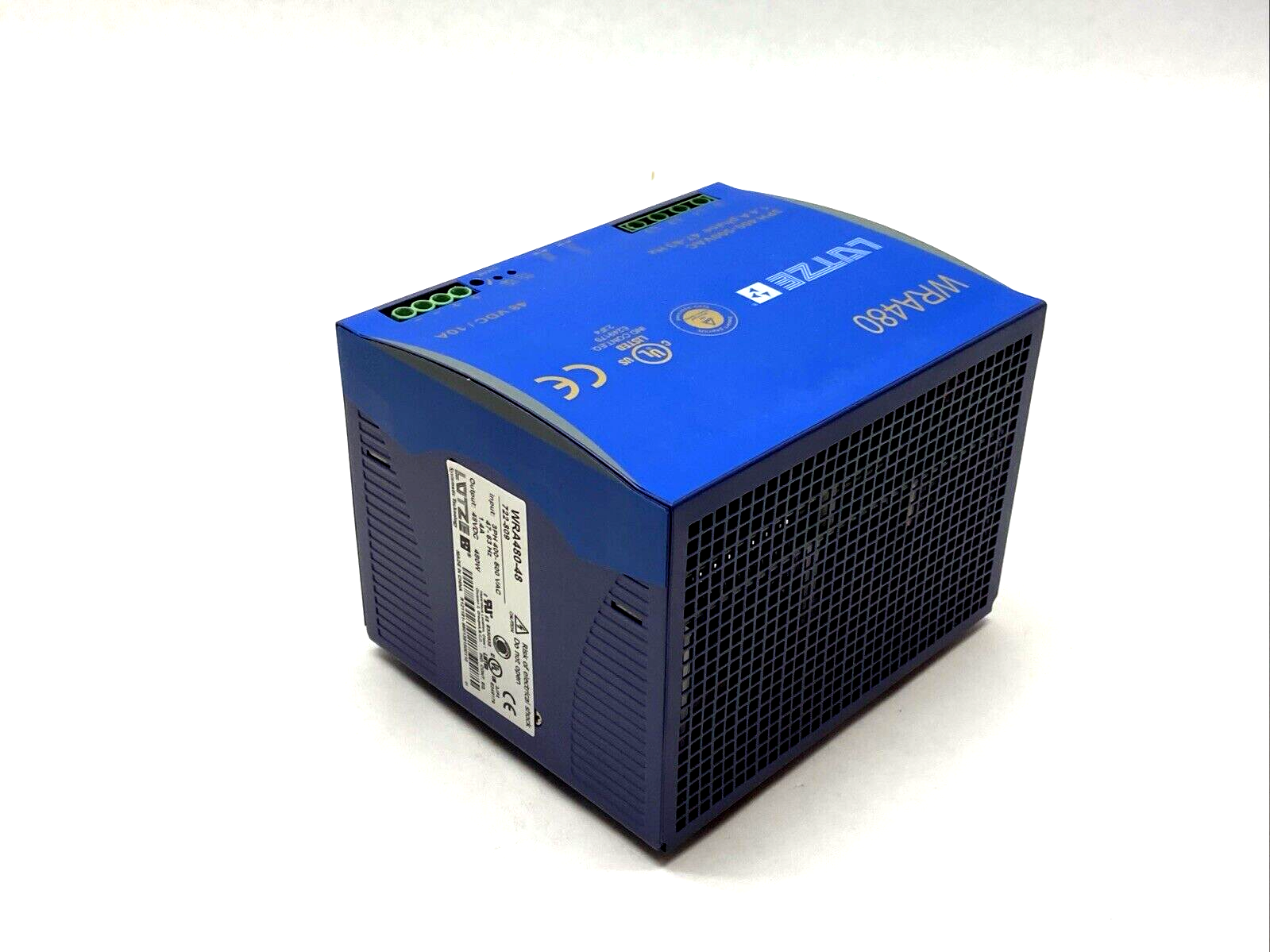 LUTZE WRA480-48 Power Supply 3-Phase 480W 48V 10A 722809 - Maverick Industrial Sales