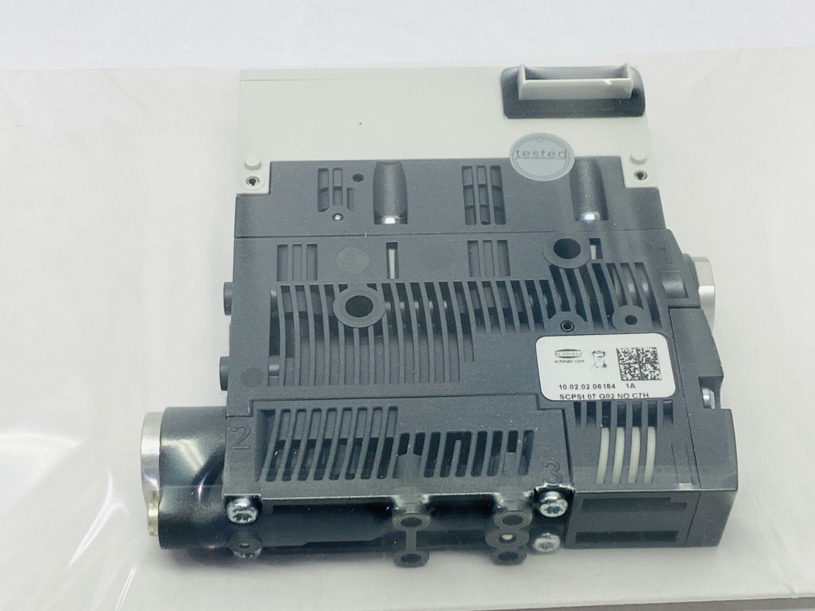 SCPSt 07 G02 NO C7H, 10.02.02.06184 | Schmalz SCPSt 07 G02 NO C7H Compact Vacuum Ejector Disc for Term. 10.02.02.06184 - New - Maverick Industrial Sales
