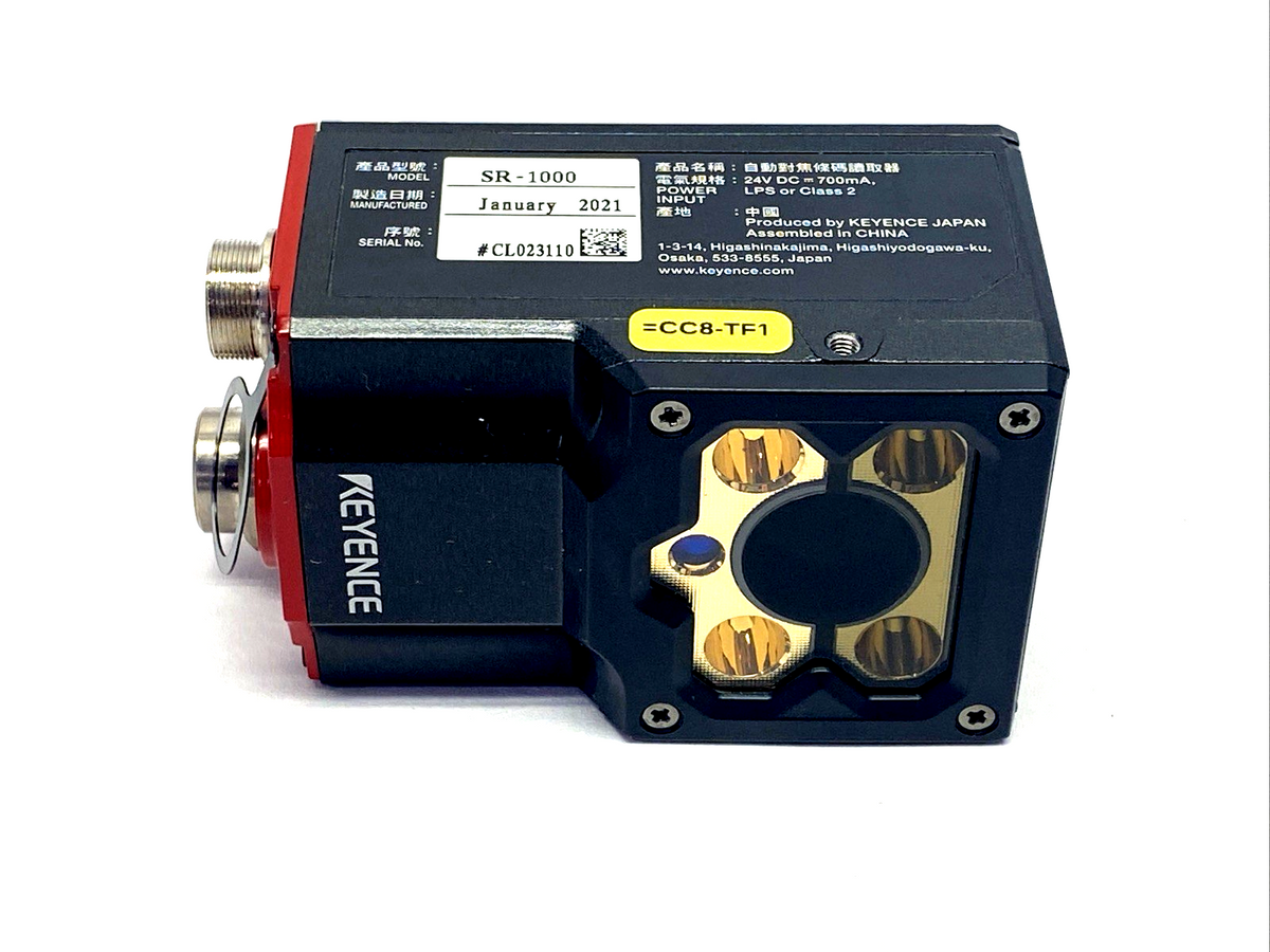 SR-1000 | Keyence Automatic Focus Code Reader, 1280 × 1024 Pixels - Used - Maverick Industrial Sales