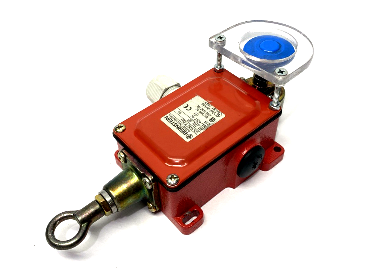 601.2441.907 | Bernstein SID-UV2Z P-RAST Rope Pull Switch w/Reset Button 240V 16A - Used - Maverick Industrial Sales