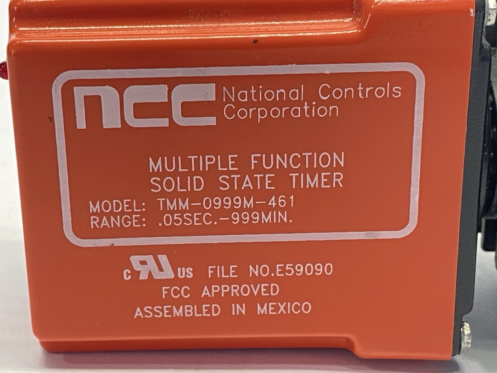 Ametek/NCC TMM-0999M-461 Solid State Multiple Function Time-Delay Relay - Maverick Industrial Sales