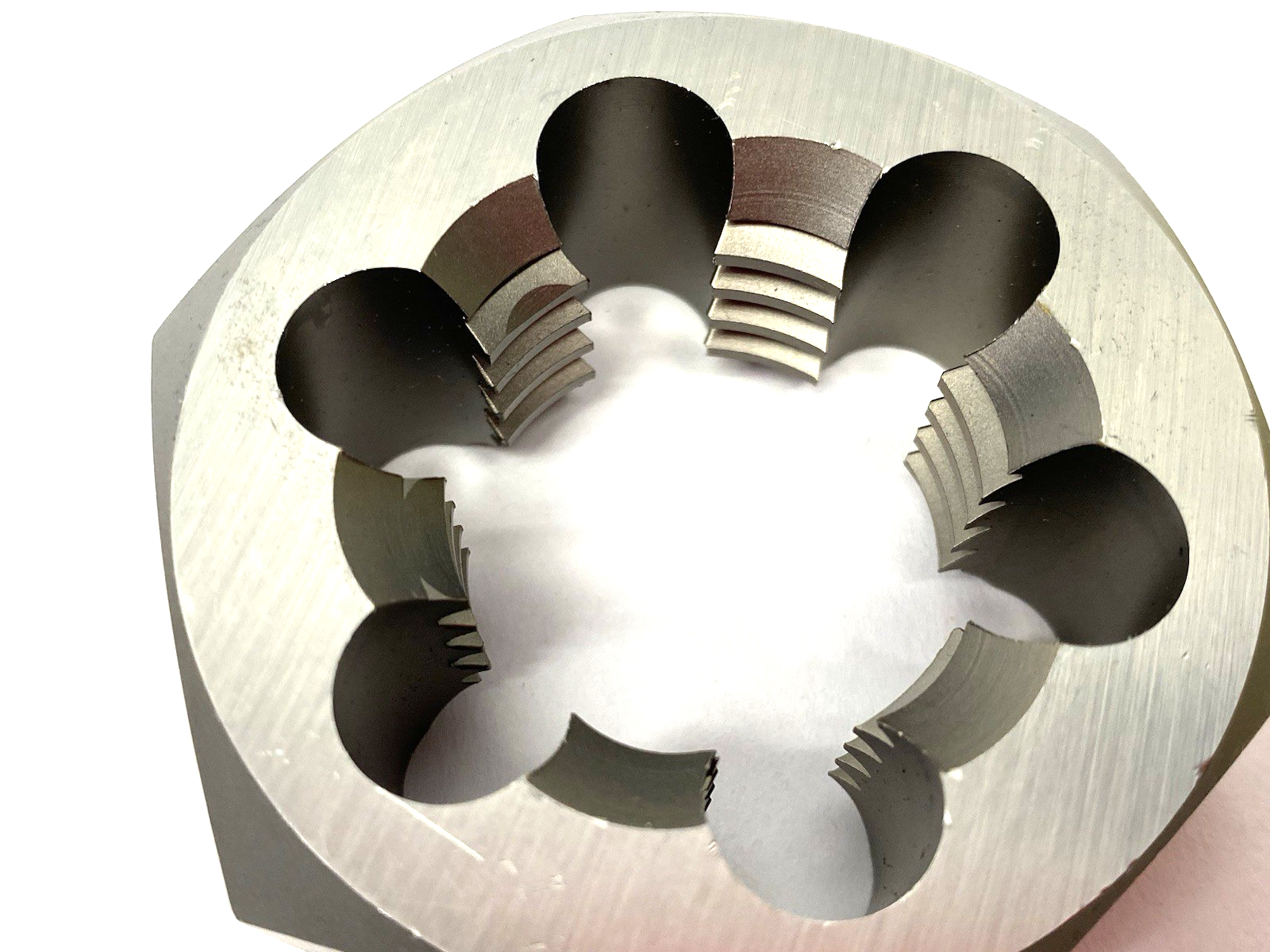 7274 | Irwin® Hanson® Flat Hex Rethreading Die, 1-1/2-6 UNC Thread - New – Open box - Maverick Industrial Sales