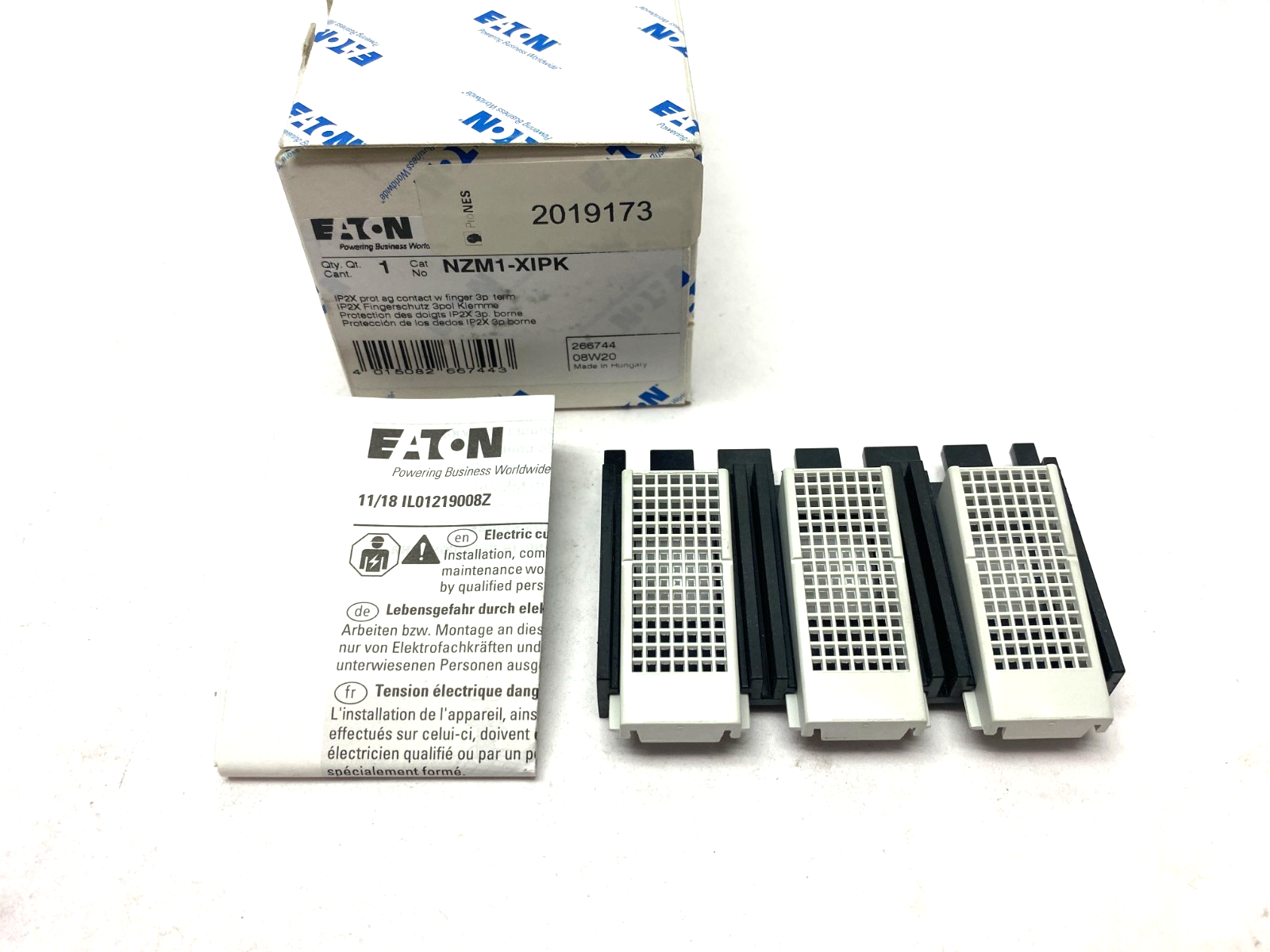 Eaton NZM1-XIPK Finger Protection/Contact Barrier Kit for Circuit Breakers 3-Pol - Maverick Industrial Sales