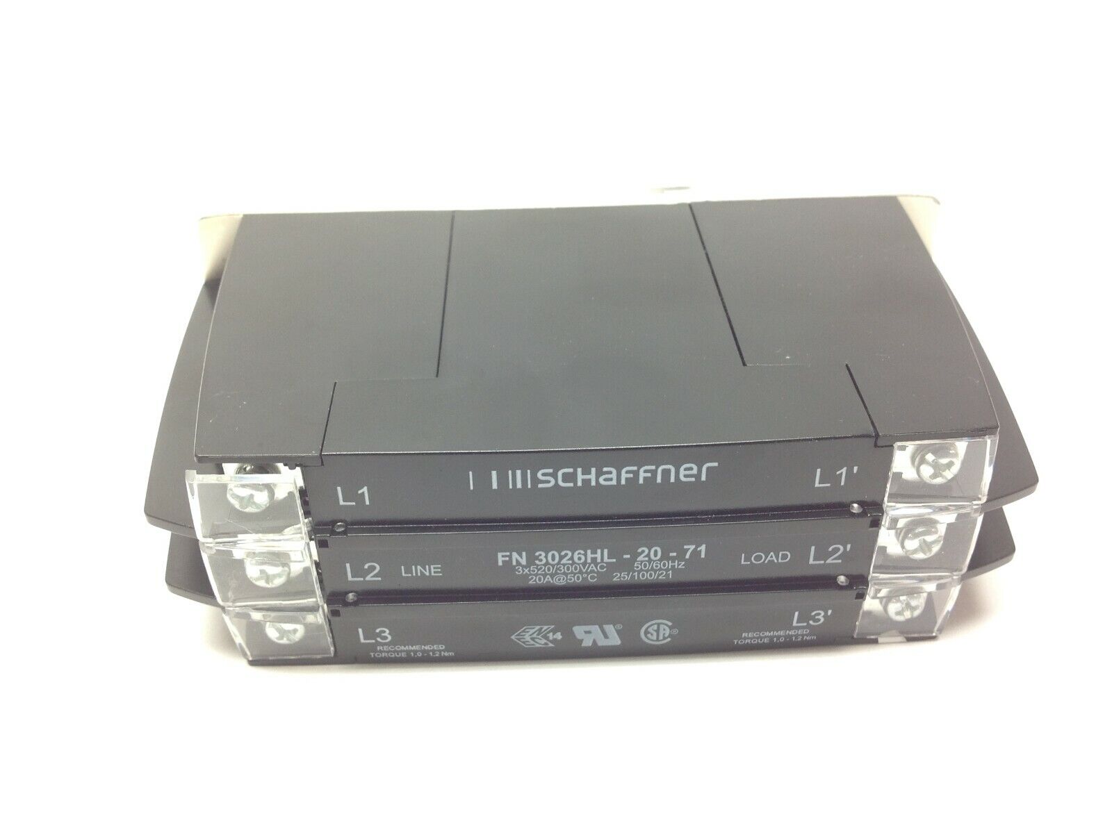 Schaffner FN3026HL-20-71 Power Line Filter 20A - Maverick Industrial Sales