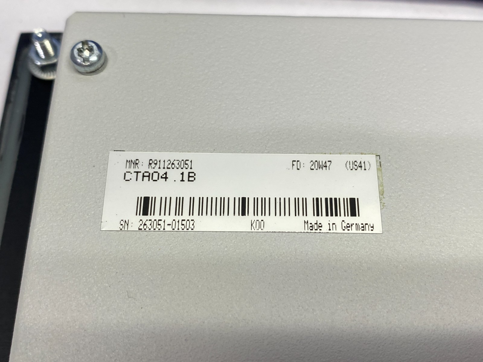 Bosch Rexroth, Indramat R911263051 Operator Interface Control Keypad CTA04.1B - Maverick Industrial Sales