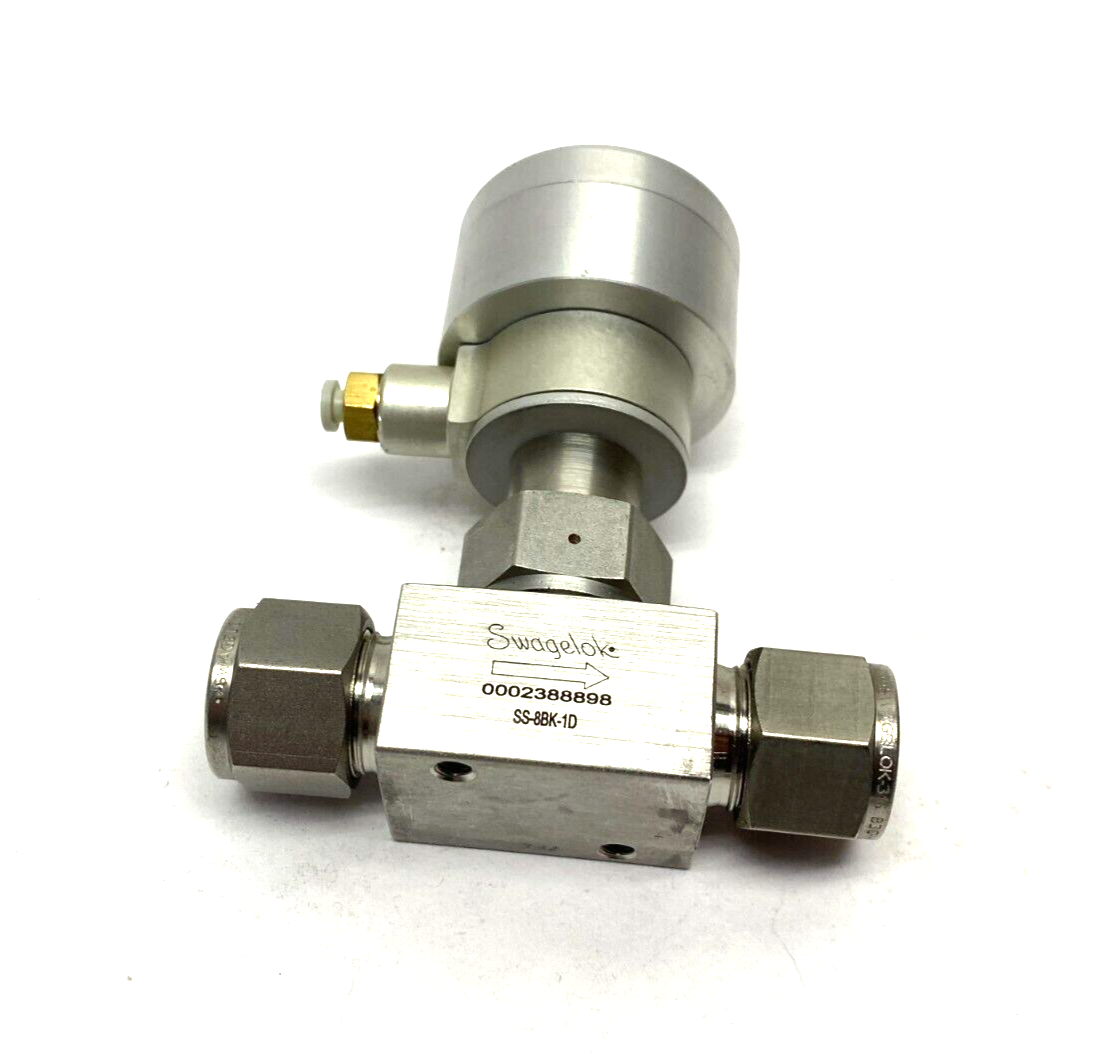 Swagelok SS-8BK-1D Stainless Steel Gasketed Bellows Valve - Maverick Industrial Sales