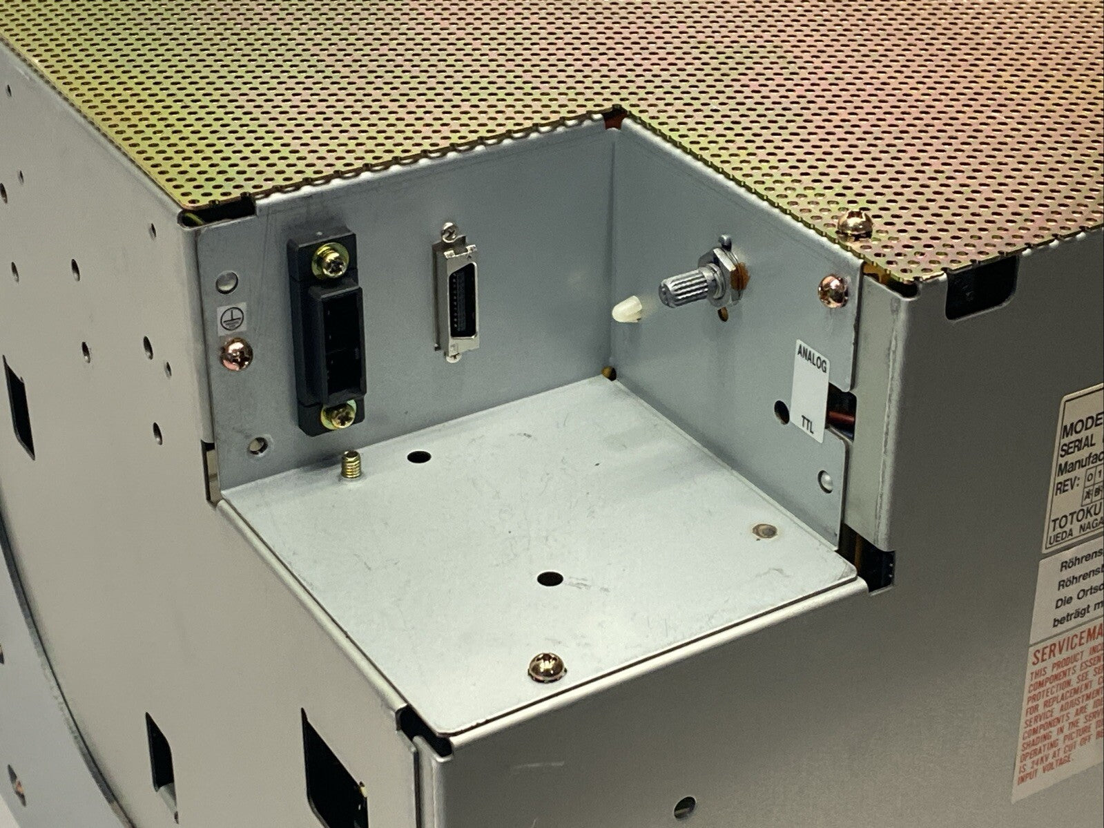 Totoku CDT14149B-1A CNC Mill CRT Operator Interface SCREEN BURN - Maverick Industrial Sales
