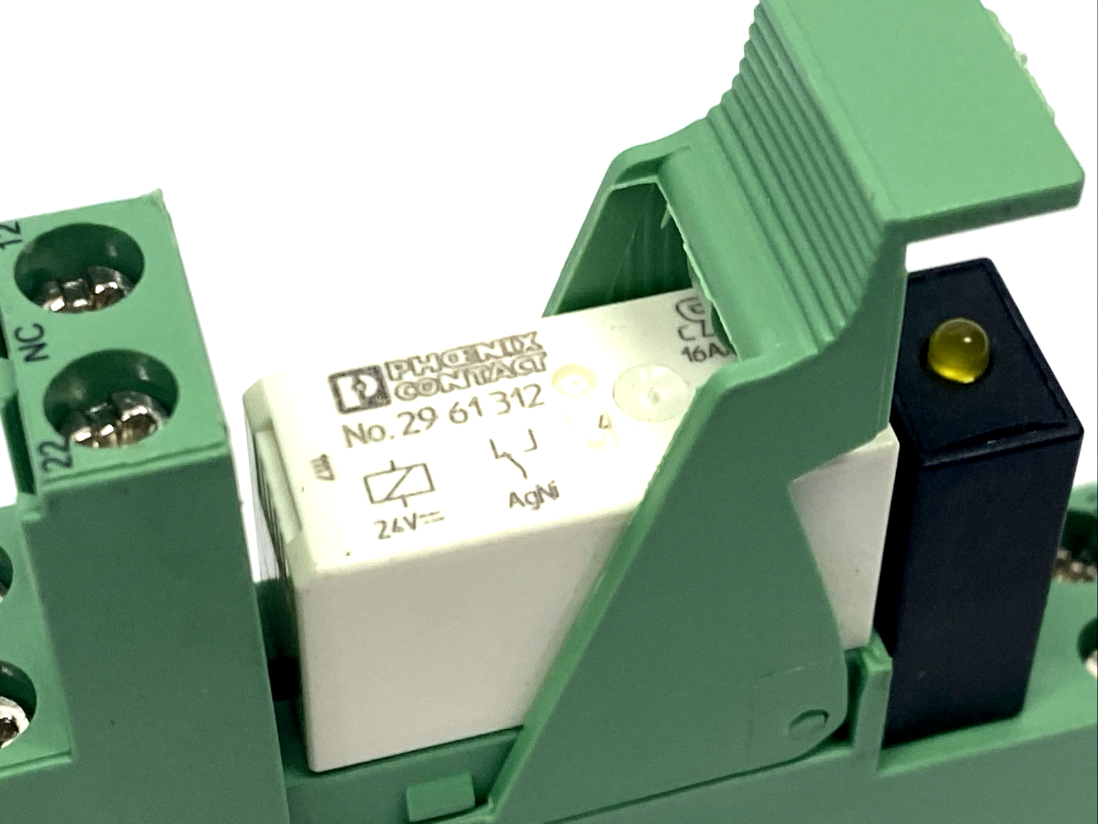 PR1-BSC3/2X21,REL-MR- 24DC/21HC | Phoenix Contact REL-MR- 24DC/21HC Relay 2961312 PR1-BSC3/2X21 Base 2833521 - Used - Maverick Industrial Sales