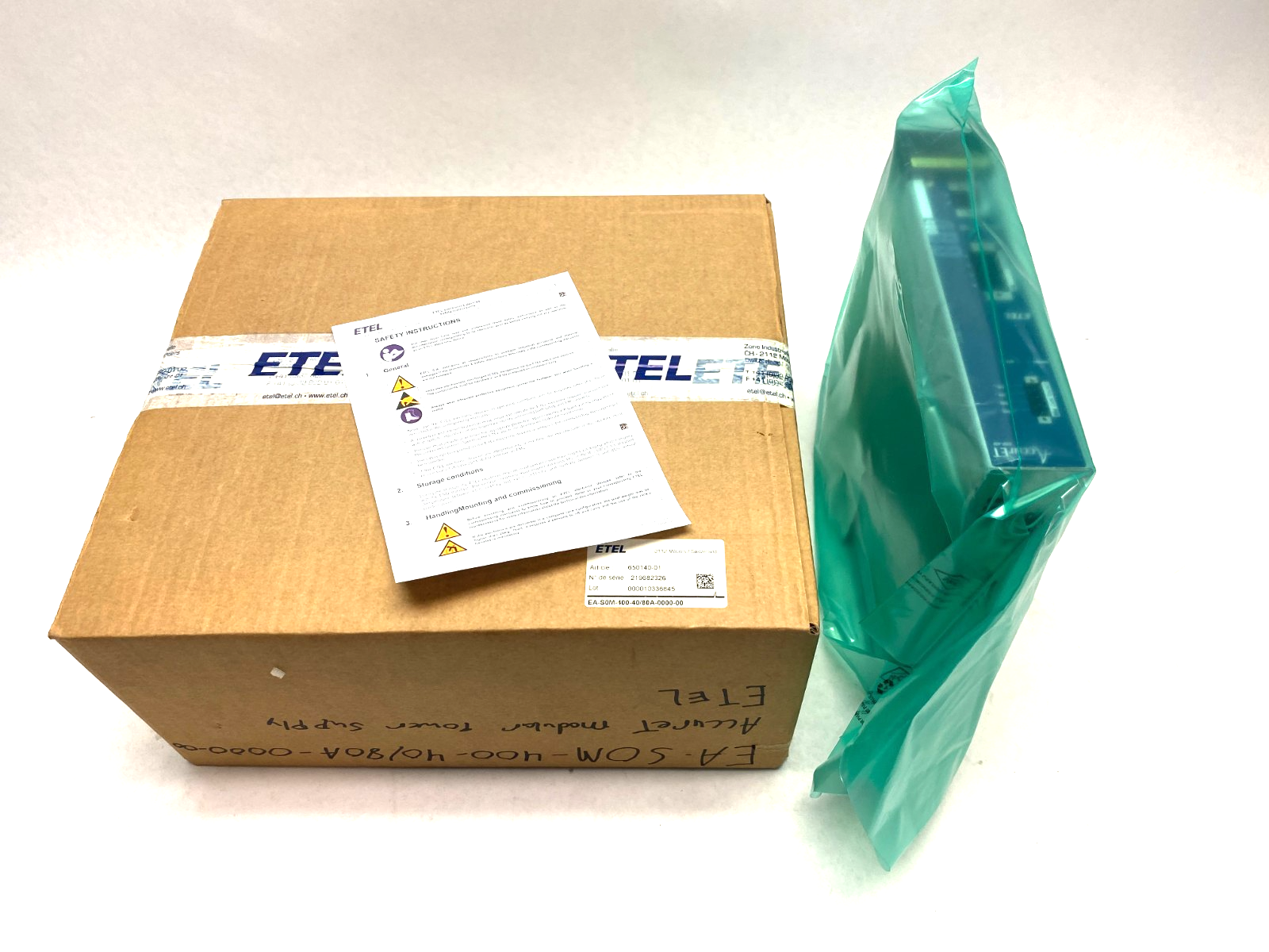 ETEL EA-S0M-400-40/80A-0000-00 AccurET Power Supply Unit 650140-01 - Maverick Industrial Sales
