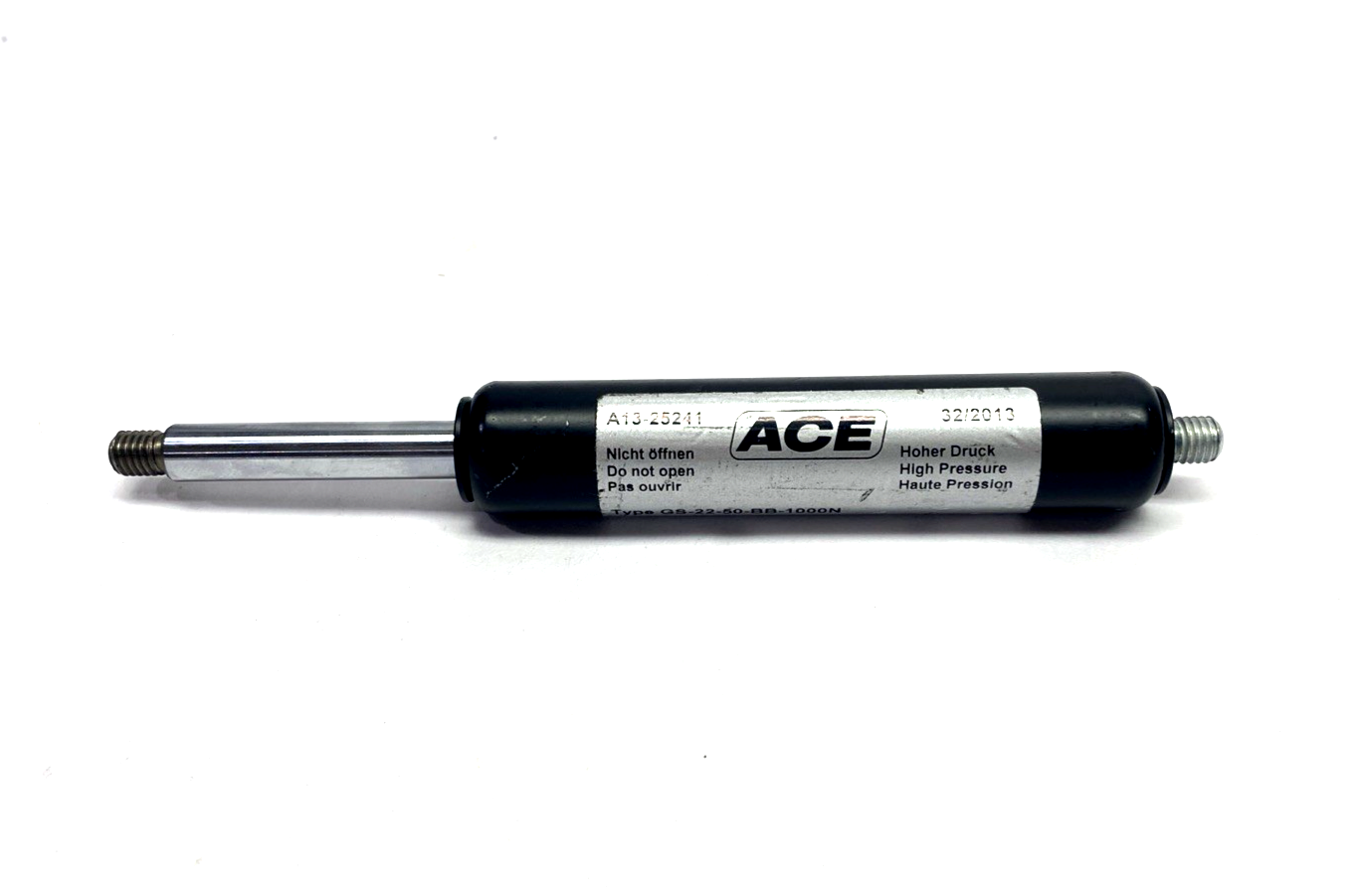 Ace Controls GS-22-50-BB-1000N Industrial Gas Spring 292 Lb. Force - Maverick Industrial Sales