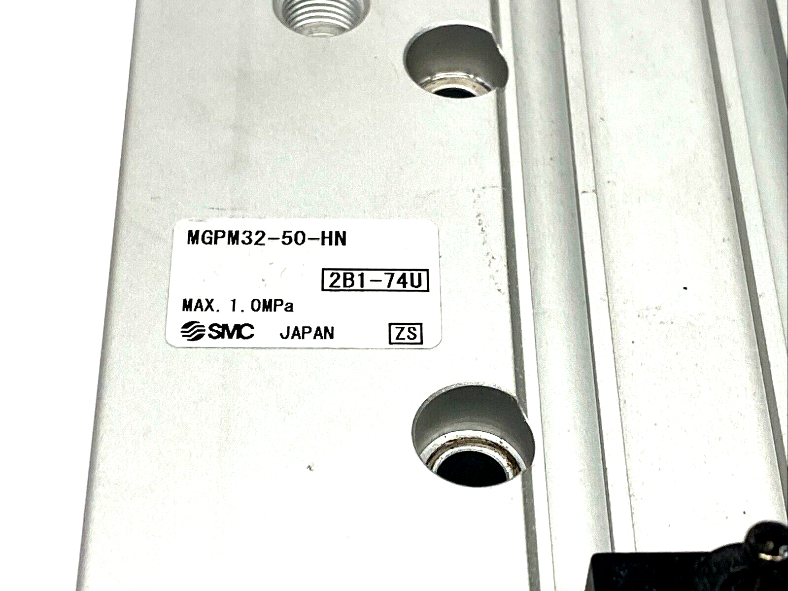 SMC MGPM32-50-HN End Locking Compact Guide Cylinder 32mm Bore 50mm Stroke - Maverick Industrial Sales