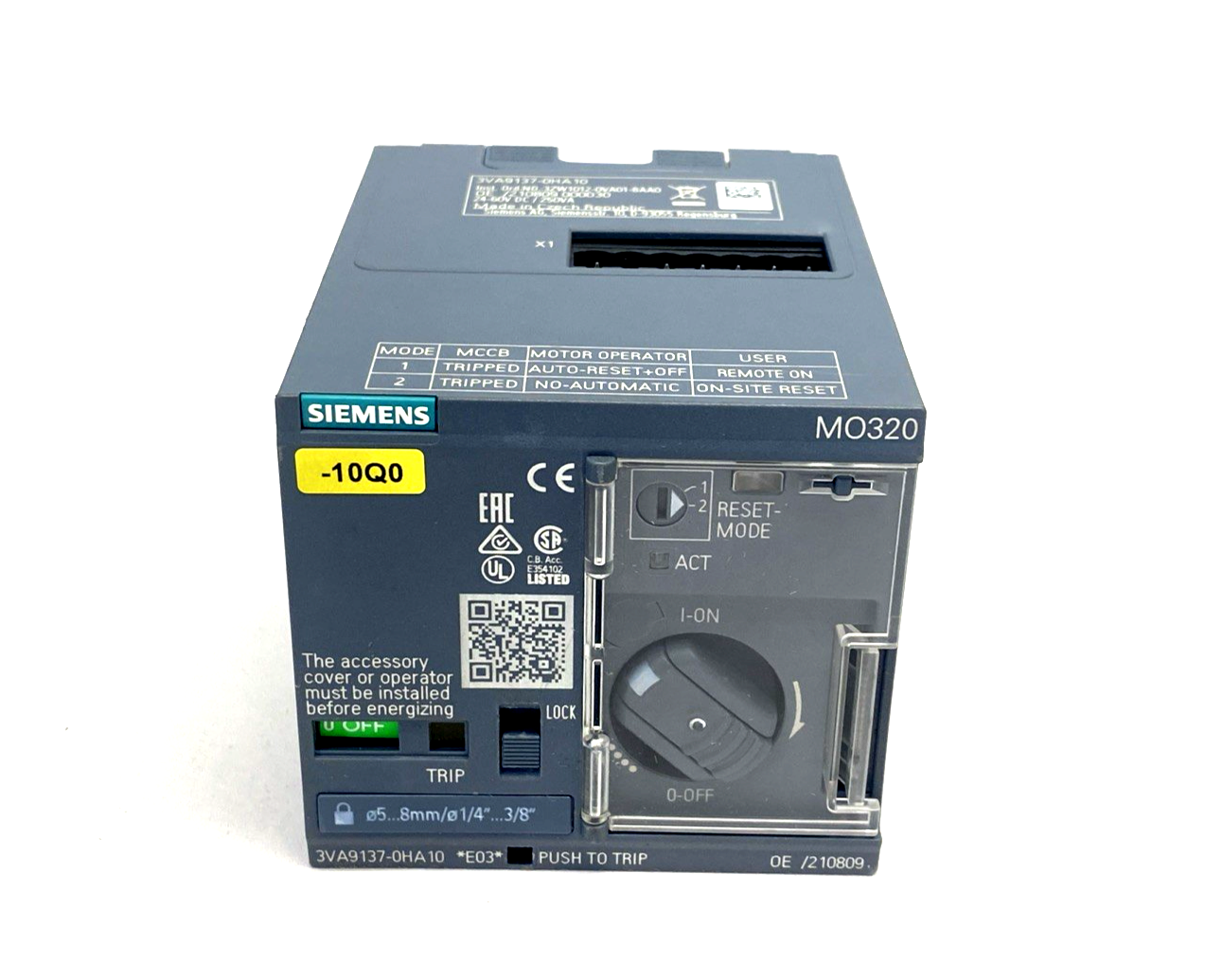 Siemens 3VA9137-0HA10 Motor Operator 24-60V DC - Maverick Industrial Sales