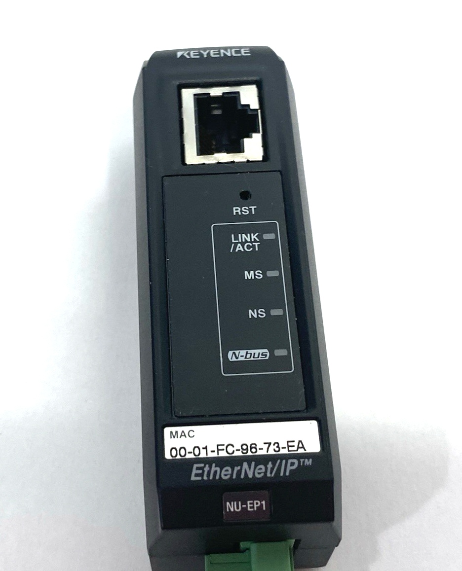 NU-EP1 | Keyence Network Communication Unit EtherNet/IP™ Compatible - Used - Maverick Industrial Sales