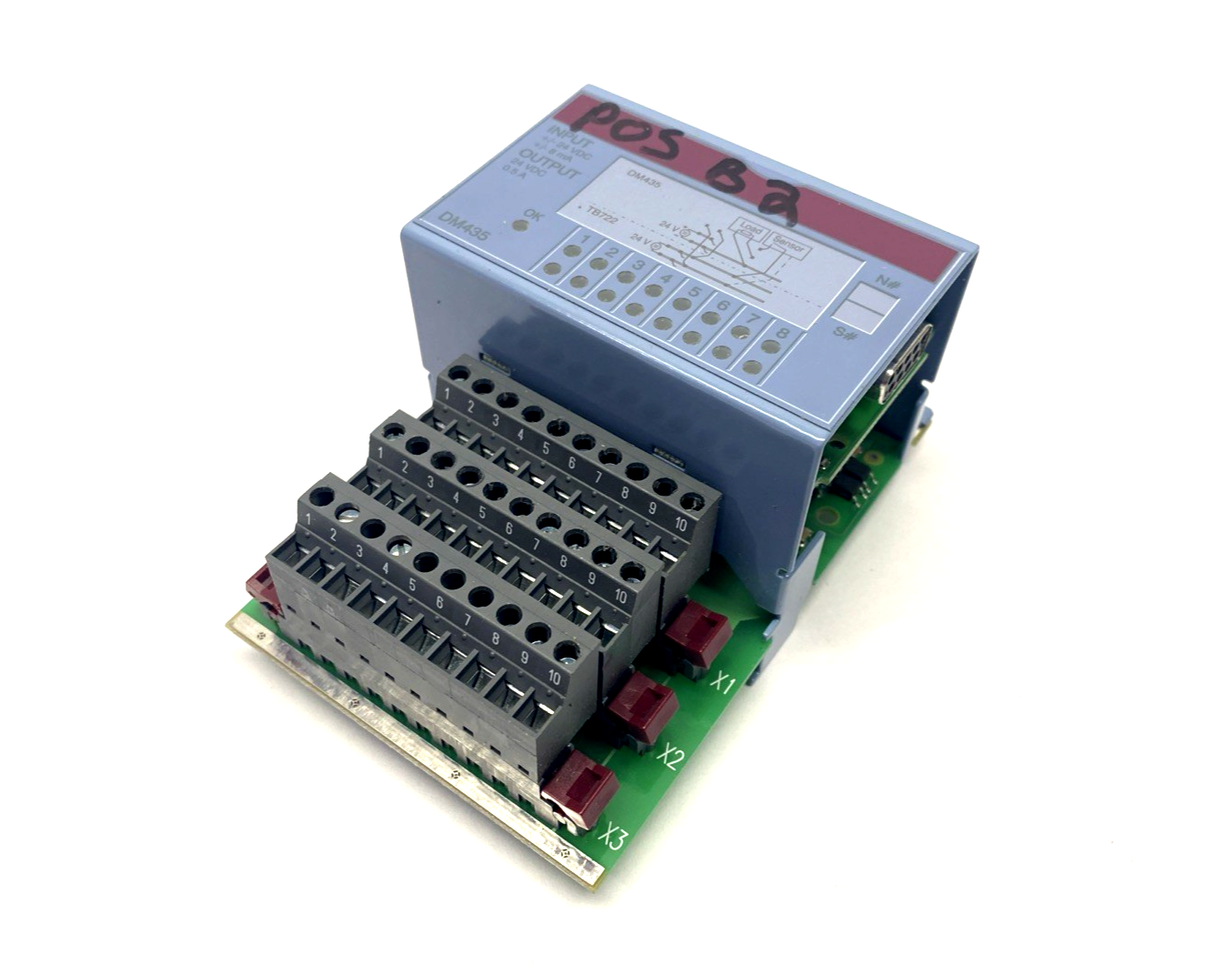7DM435.7 | B&R Automation Rev. D0 DM435 2003 Digital Mixed Module, 8 I/O 24VDC - Used - Maverick Industrial Sales