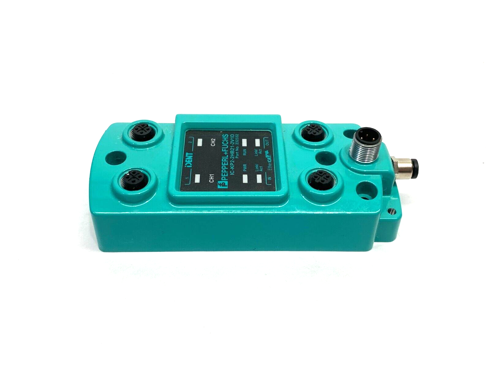 Pepperl+Fuchs IC-KP2-2HB21-2V1D EtherCAT iDENT RFID Evaluation Unit 232332 - Maverick Industrial Sales