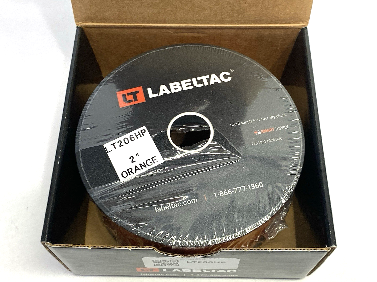 LT206HP | LabelTac Pro Model High Perf. 10 Year Vinyl Label Orange, 2"x 150'/ Roll - New – Open box - Maverick Industrial Sales