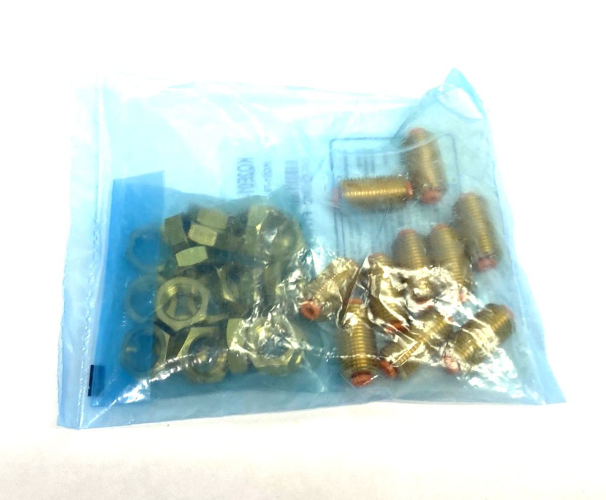KQ2E01-00A | SMC Pneumatic Straight Bulkhead Union Connector Fitting 10-PACK - New - Maverick Industrial Sales