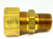 Parker 12MSC8N-B 3/4" OD Compression Tube x 1/2" NPT Male Adaptor Brass - Maverick Industrial Sales