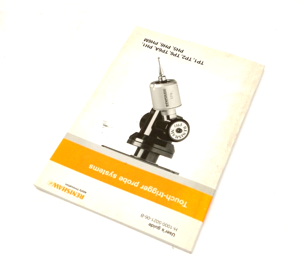 Renishaw H-1000-5021-06-B Touch-Trigger Probe System User's Guide Booklet & CD - Maverick Industrial Sales