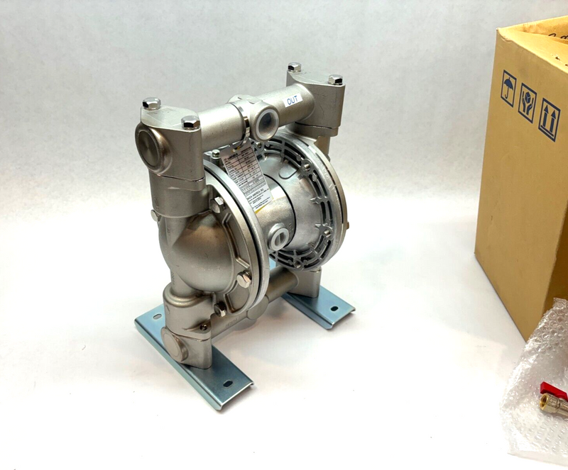 Yamada NDP-25BST Air Powered Double Diaphragm Pump, AODD, 46.2 GPM - Maverick Industrial Sales