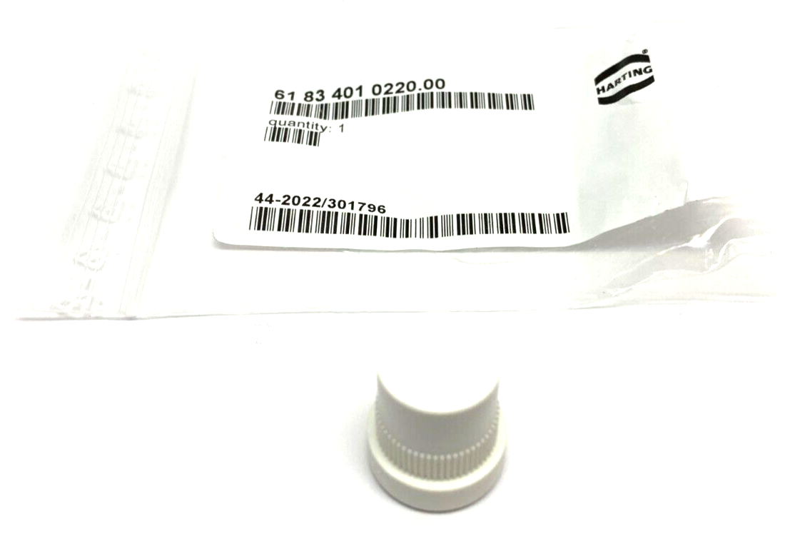 Harting 61834010220 Y-Junction Box Blind Grommet WHITE - Maverick Industrial Sales