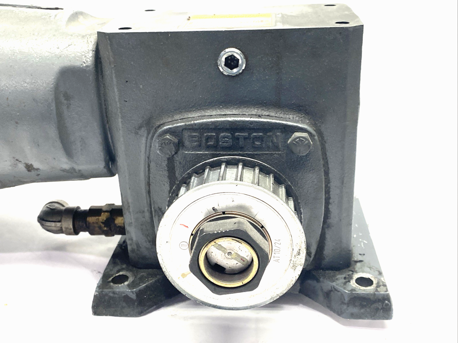 A06B-0127-B575 | GE Fanuc AC Servo Motor 3PH 140V 1kW 4.6A, 721-10-J Reducer 10:1 - Used - Maverick Industrial Sales