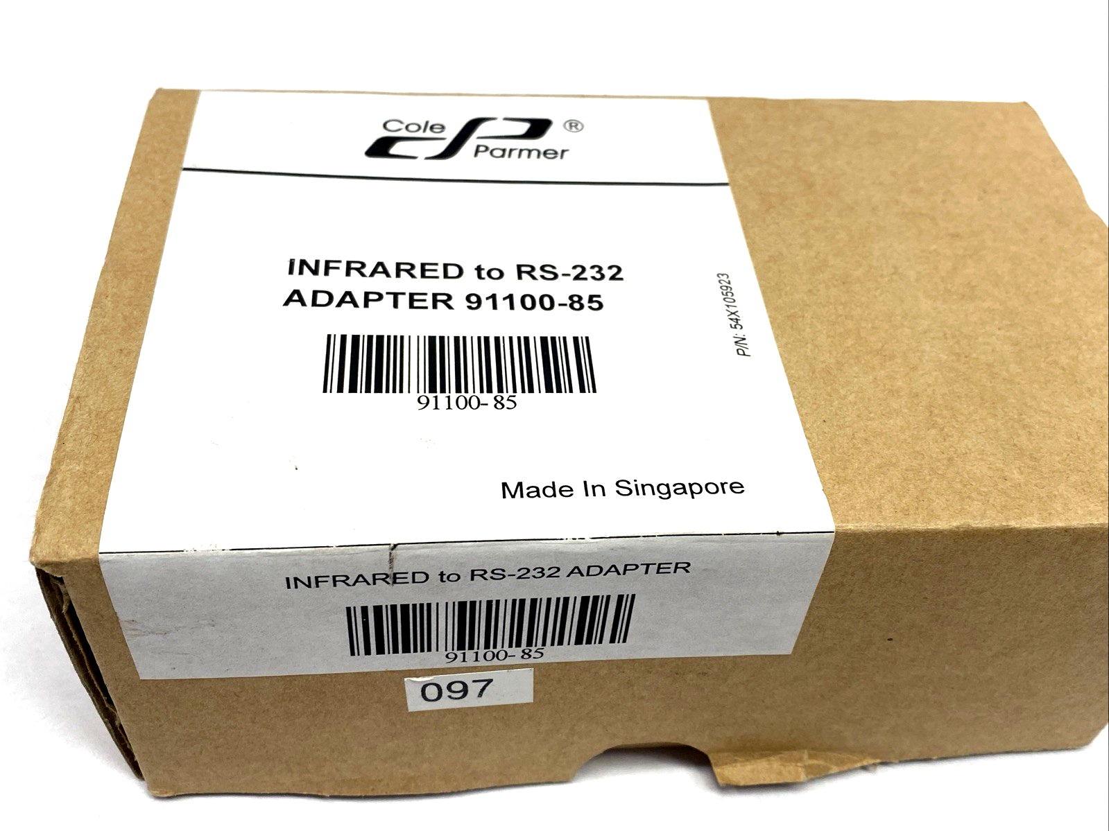 91100-85 | Cole Parmer Infrared To RS-232 Adapter Interface, 9-Pin Serial - New – Open box - Maverick Industrial Sales