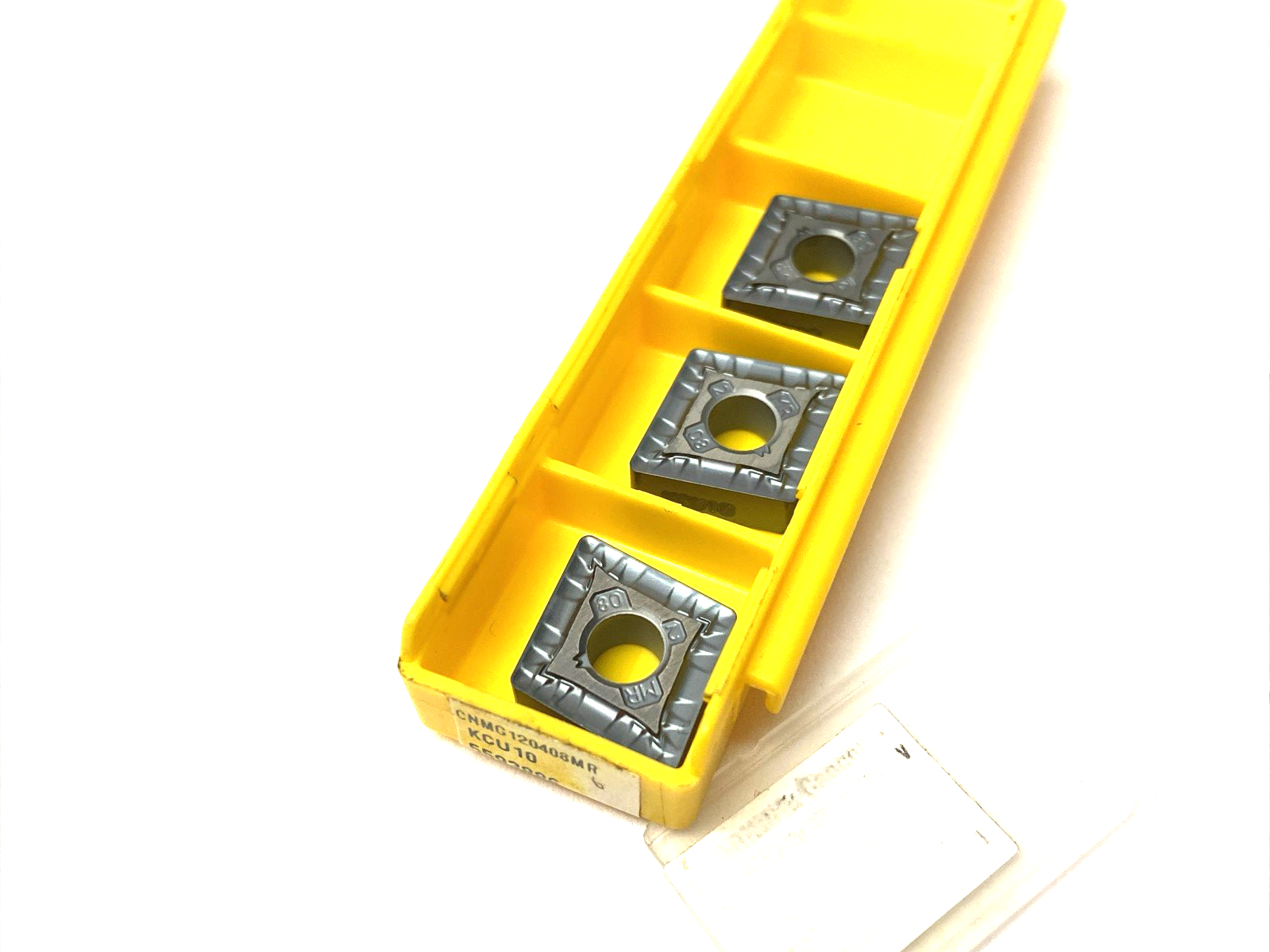 5593886 | Kennametal Kenloc™ Insert C-Style Negative CNMG120408MR PKG OF 3 - New – Open box - Maverick Industrial Sales