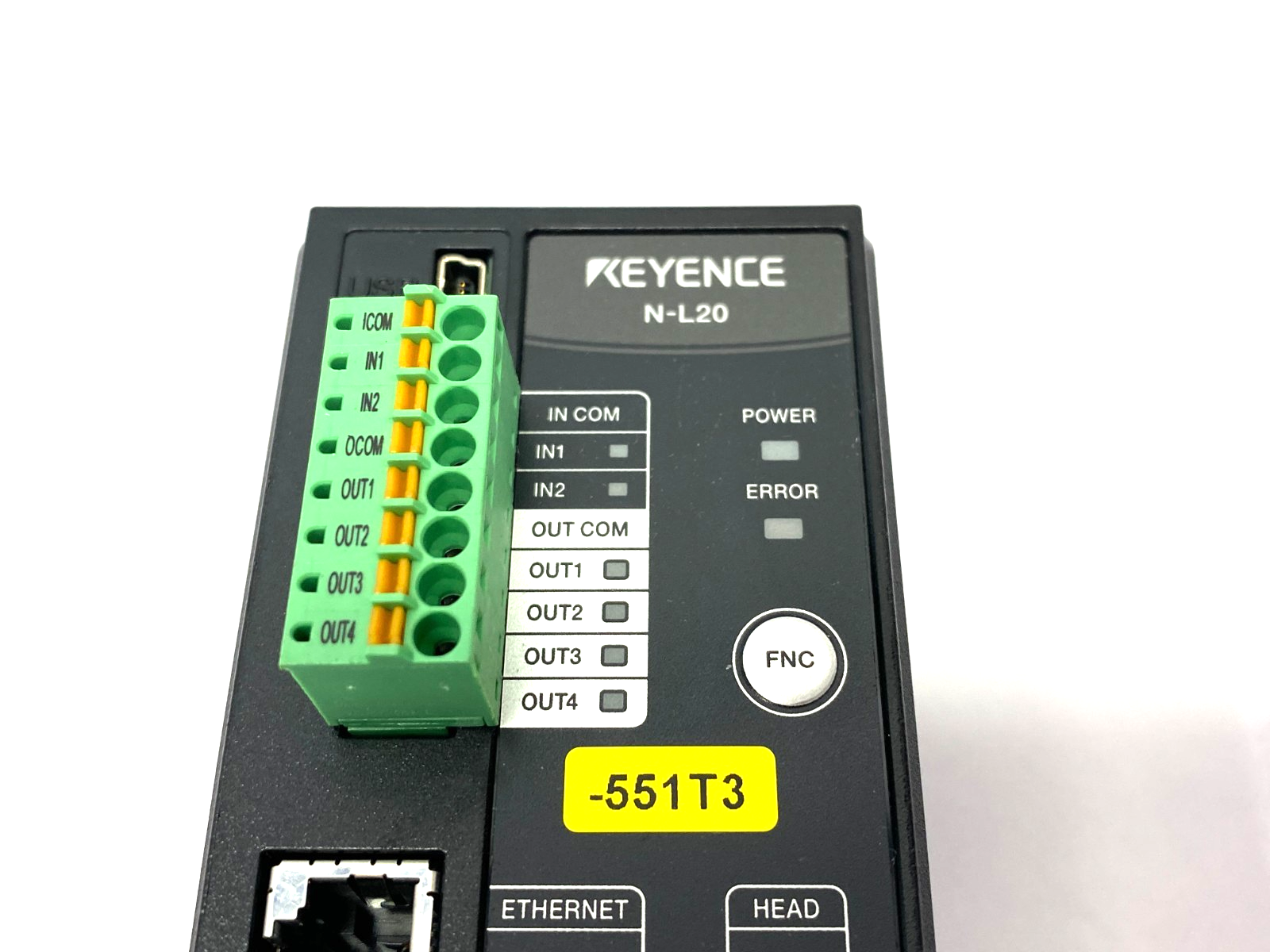Keyence N-L20 Ethernet Connection Communication Unit 11-Point Display - Maverick Industrial Sales