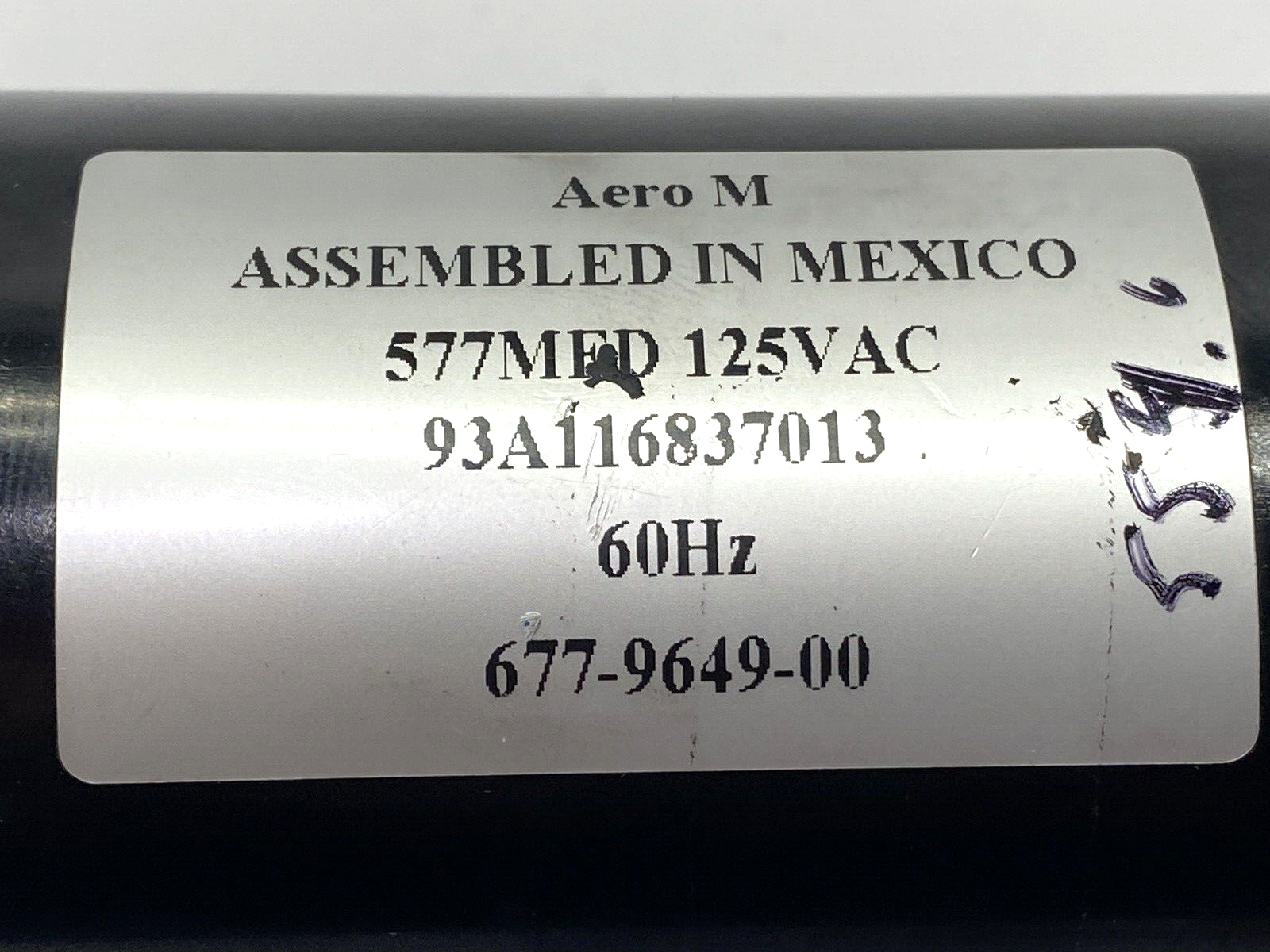 93A116837013 | Aero M Capacitor - Used - Maverick Industrial Sales