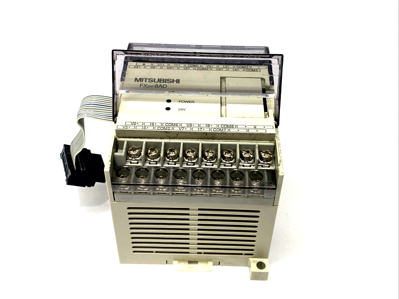 FX2N-8AD | Mitsubishi Analog Input Module 24VDC - Used - Maverick Industrial Sales