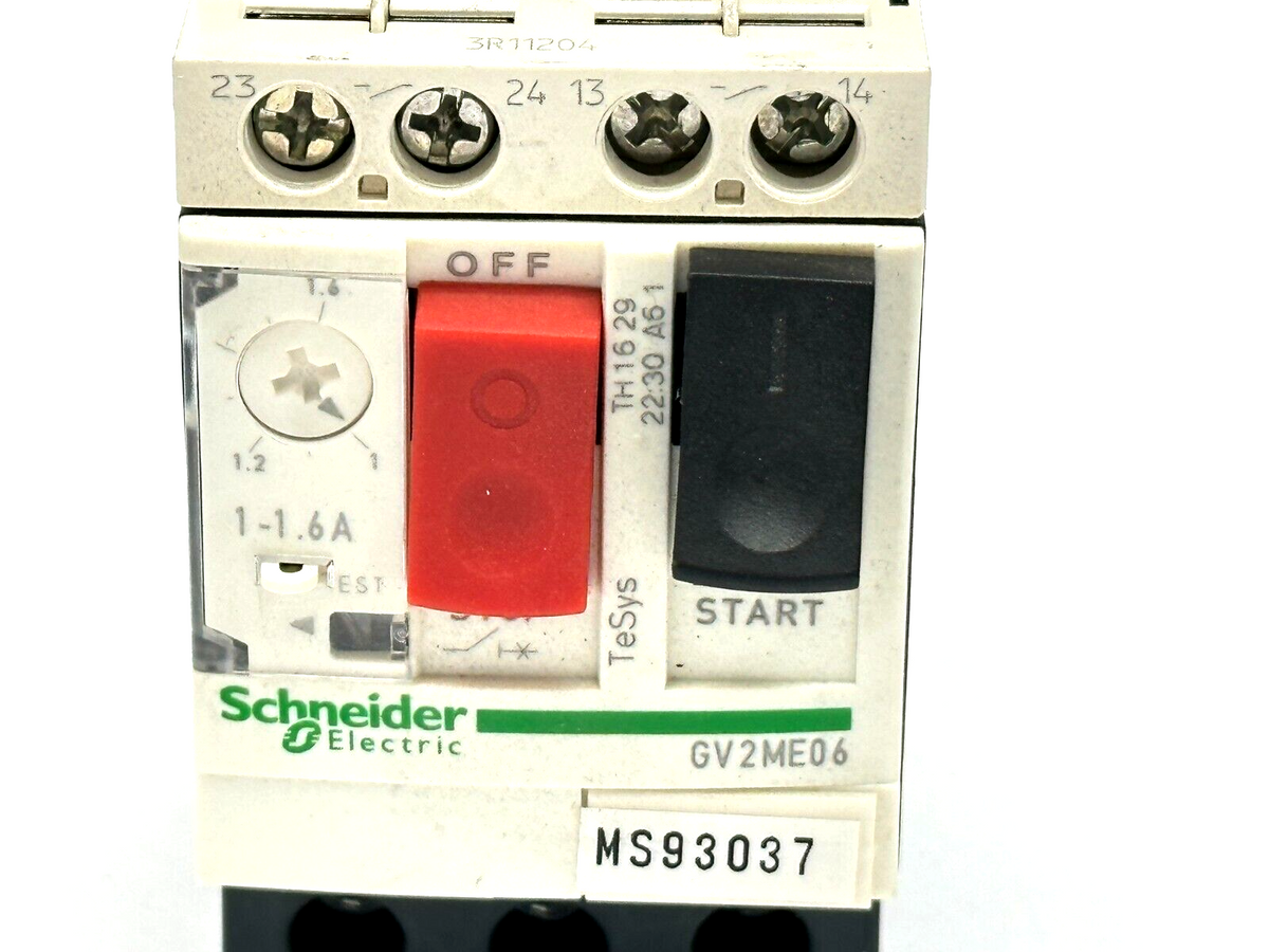 Schneider Electric GV2ME06 Motor Circuit Breaker 1-1.6A 3P - Maverick Industrial Sales