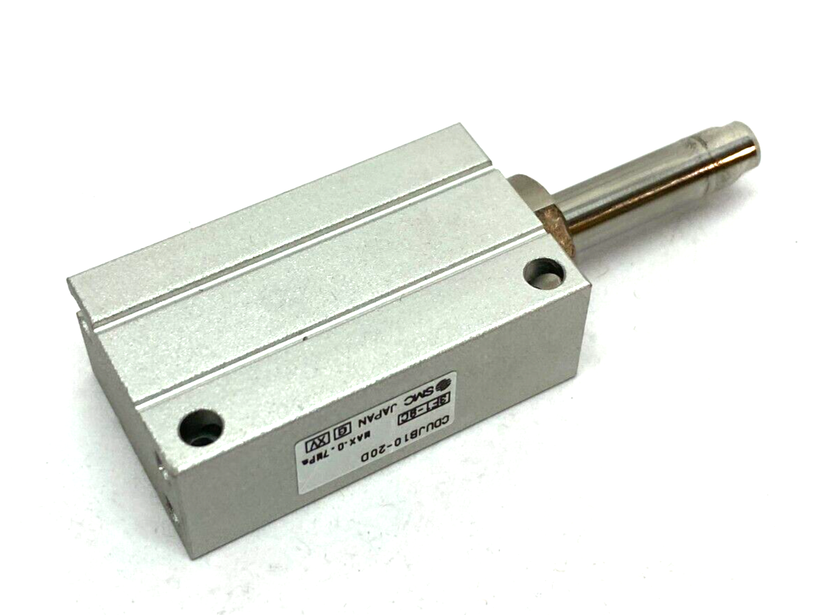 SMC CDUJB10-20D Compact Pneumatic Free Mount Cylinder 10mm Bore 20mm Stroke - Maverick Industrial Sales