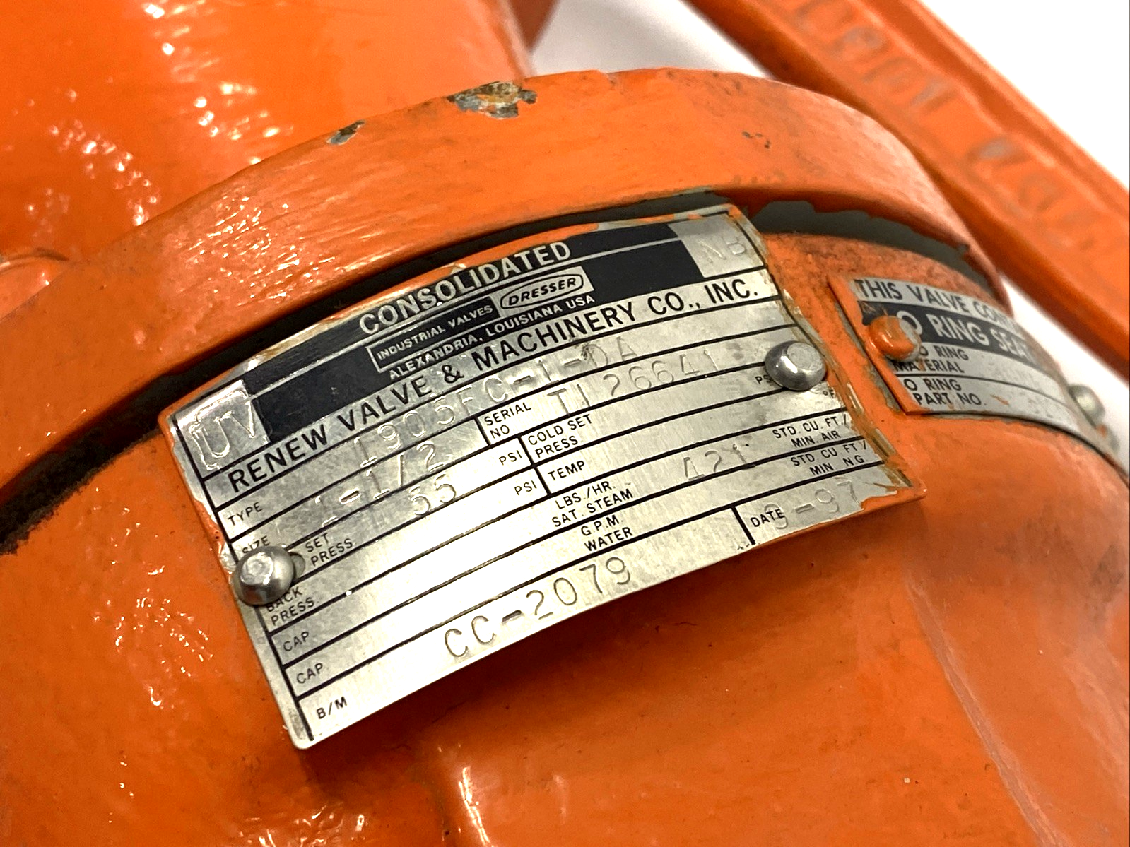 1905FC-1-DA | Dresser Consolidated Safety Pressure Relief Valve 1-1/2" - Used - Maverick Industrial Sales