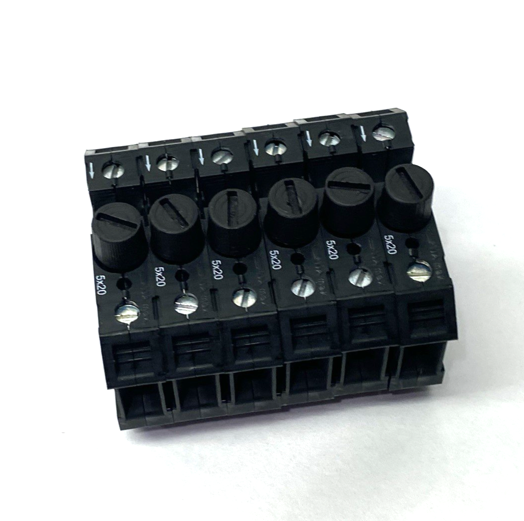 Phoenix Contact UK 10-DREHSI (5X20) Fuse Terminal Block 3005109 LOT OF 6 - Maverick Industrial Sales